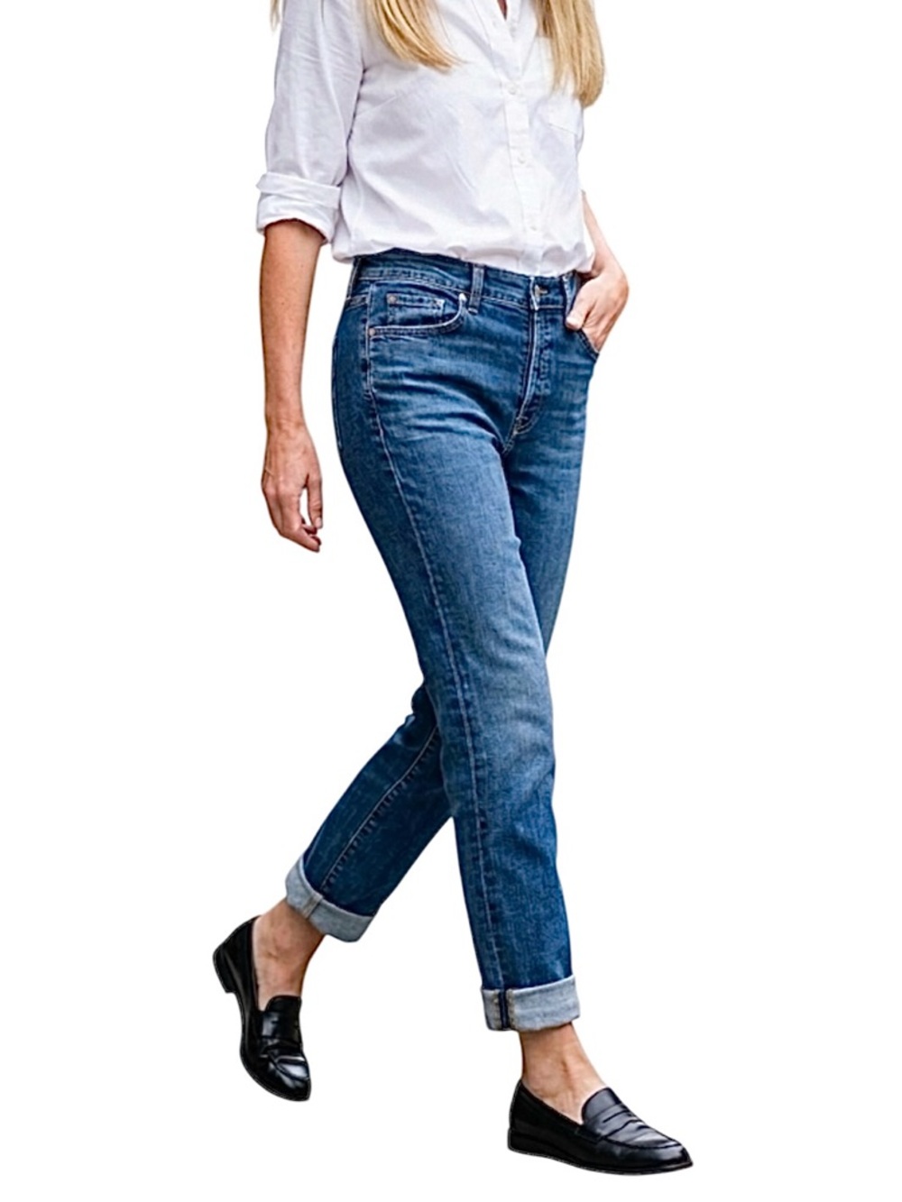 7 For All Mankind Jeans Josefina High Rise Premium Denim 29